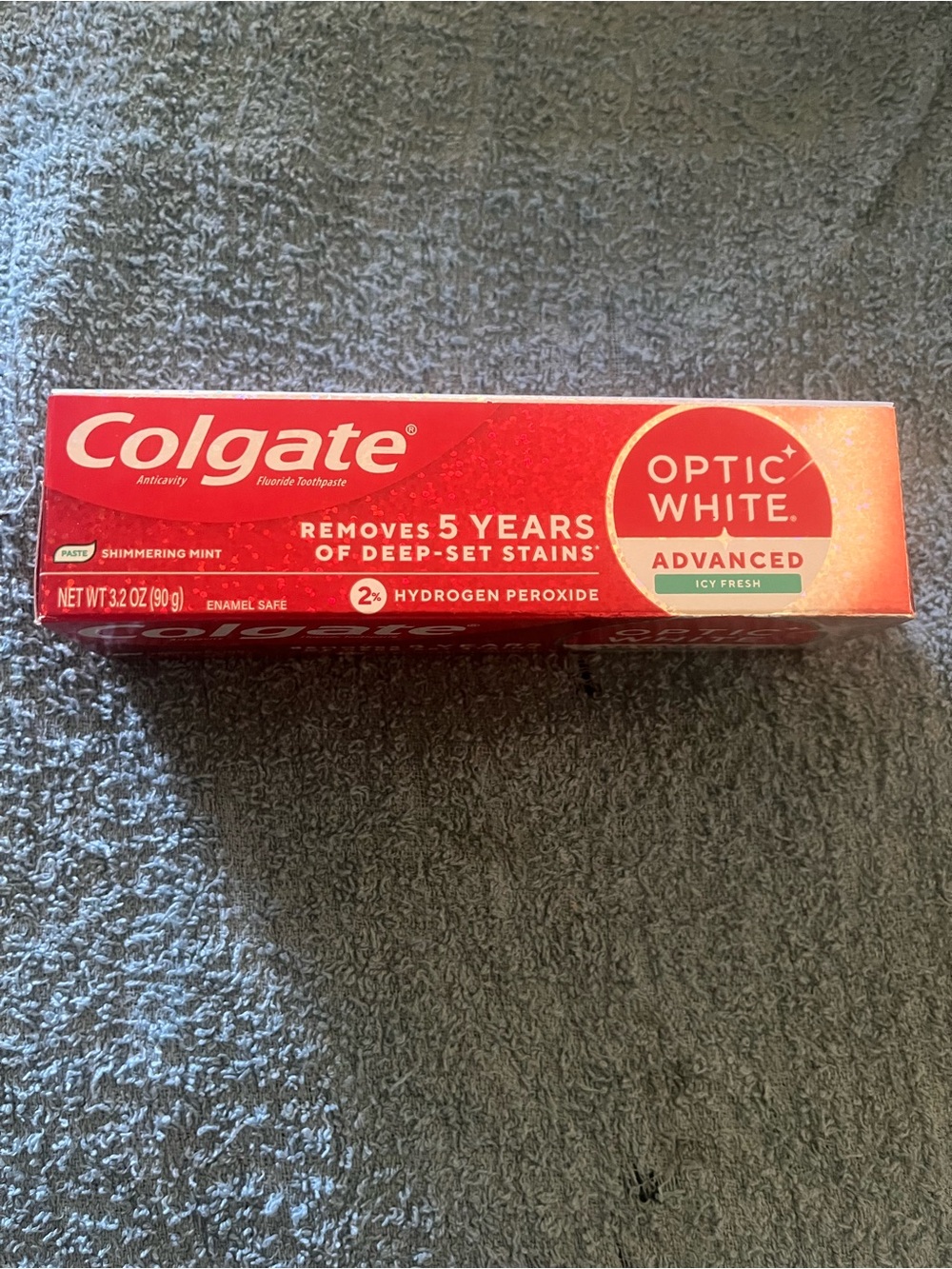 Colgate Optic White Advanced Toothpaste - Red